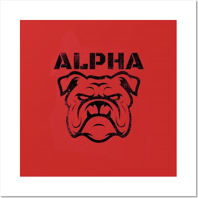 ALPHA BULLDOG Wall Art by alpphadesignart